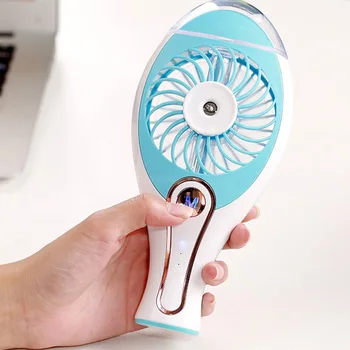 

Portable Handheld Usb Charging Mini Electric Fan Rechargeable Misting Mist Maker Humidifier Fans Air Condition Cooler Appliance
