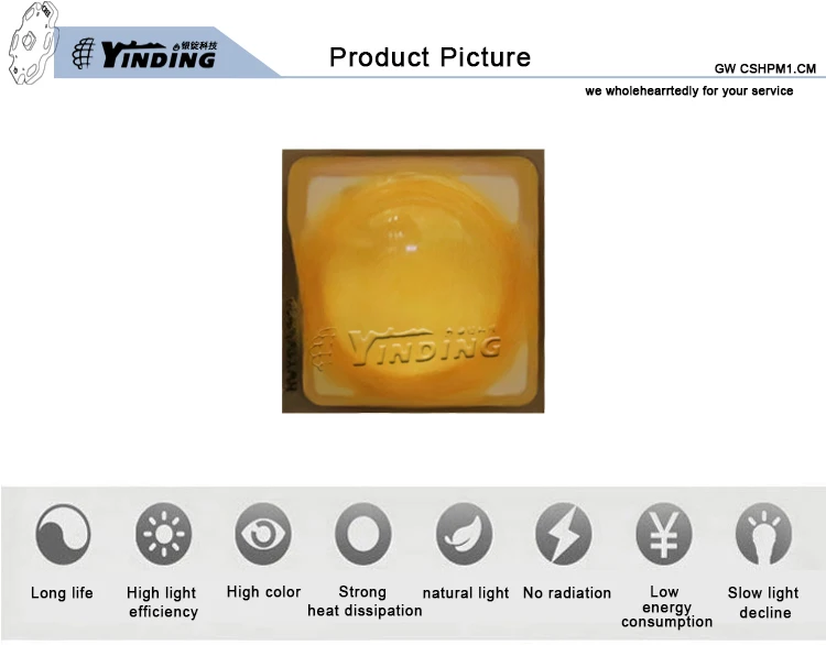 10 шт. OSRAM GW CSHPM1.CM 4 Вт высокомощный светодиодный светодиод 3000 К теплый белый свет Хирургическая Лампа медицинский источник света