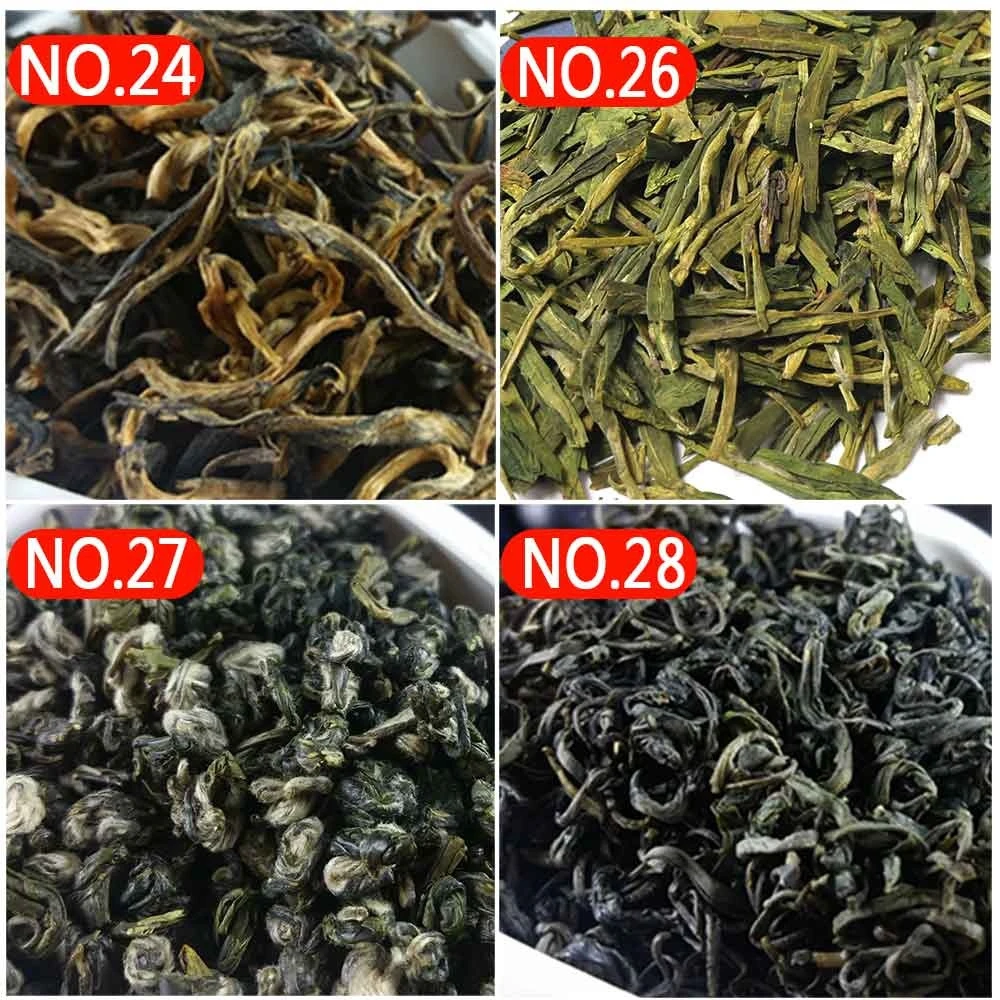 20 различных ароматов Китайский чай включает в себя Молоко Улун ПУ-эр травяной цветок черный зеленый чай