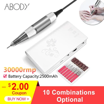 

30W 30000RPM Nail Drill Electric Manicure Machine Set with Nail Drill Bits for Pedicure Apparatus Nail Polisher Glazing Machine