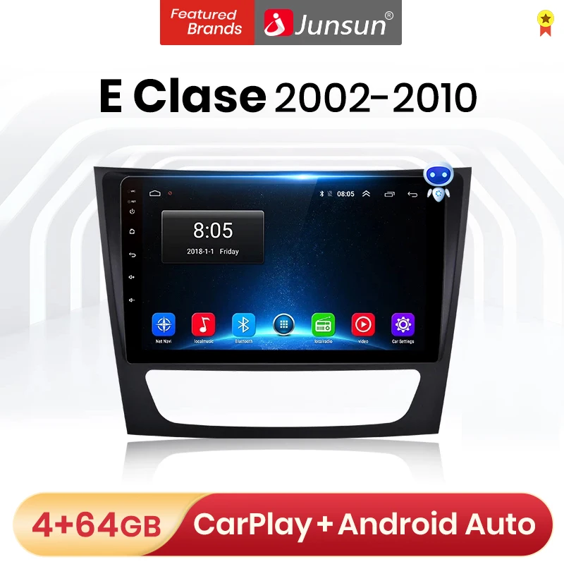 Junsun V1 Pro 4G Android 10.0 4G+64G Car Radio Multimedia Player For
