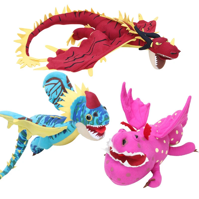 How To Train Your Dragon 3 Toothless Anime Figure Nadder Hageffen Red Dragon Toys Dragon Plush Doll Toys For Children Electronic Plush Toys Aliexpress
