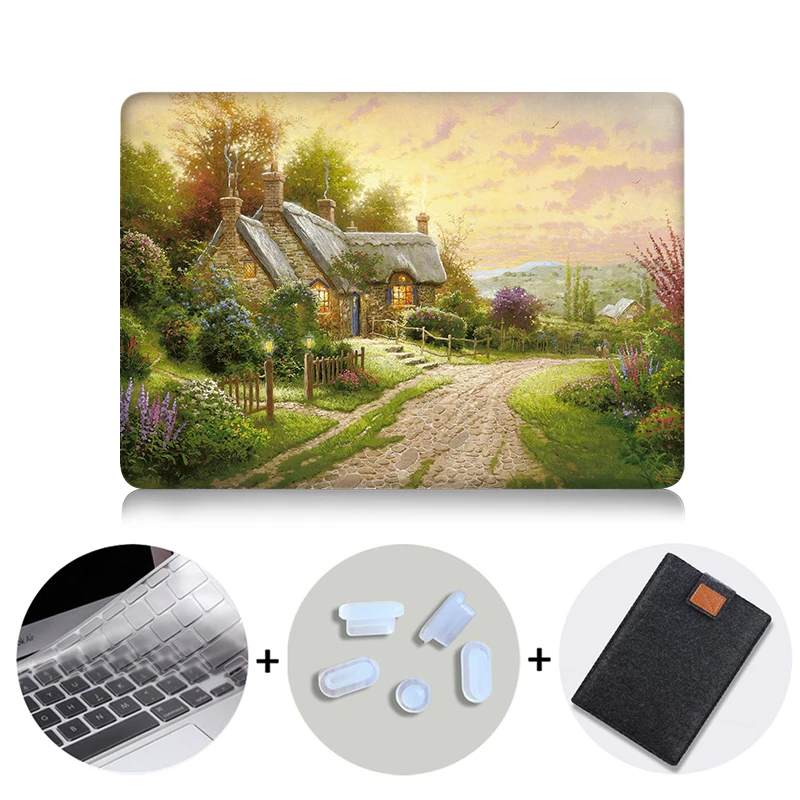 MTT чехол для ноутбука Macbook Air Pro retina 11 12 13 15 с сенсорной панелью, масляной краской, чехол для mac book Pro 13,3, 15,4 дюймов, чехол - Цвет: MB04