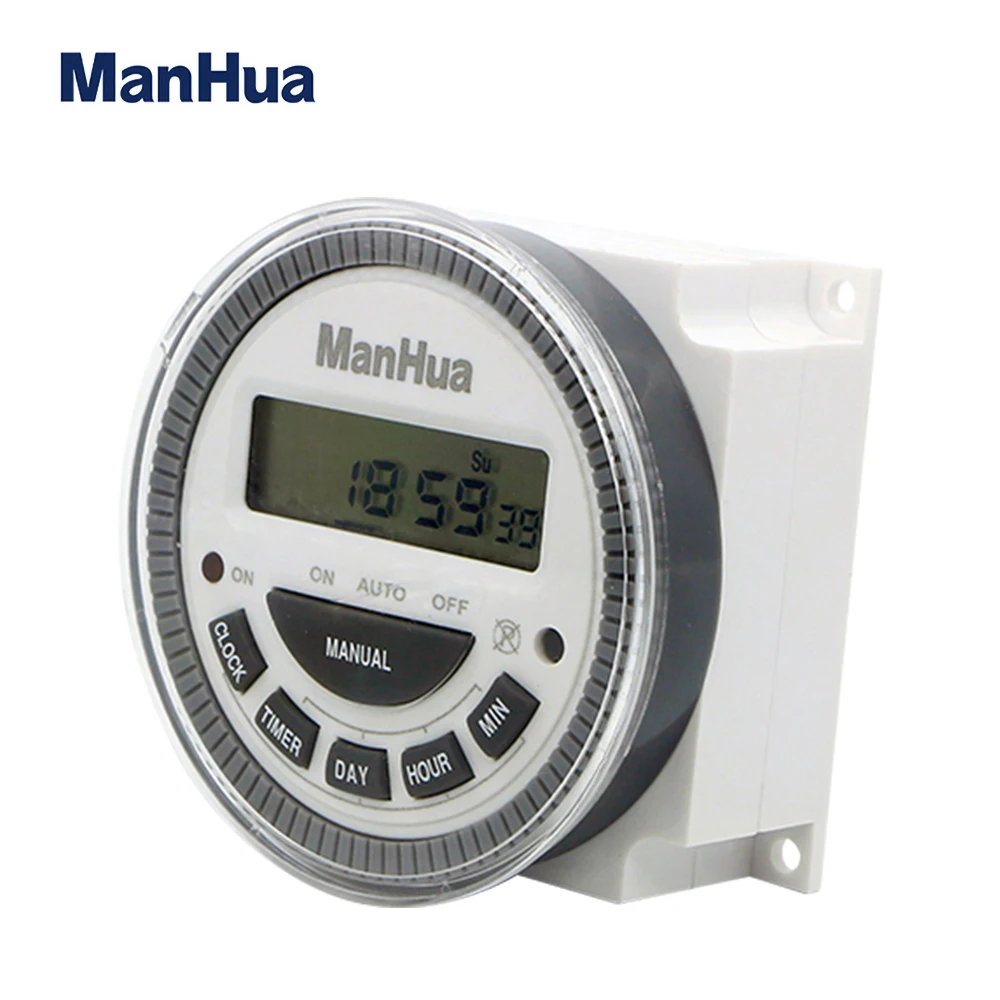 Многоцелевой Цифровой таймер ManHua MT619 12 в пост. Тока/220 В перем. Тока с
