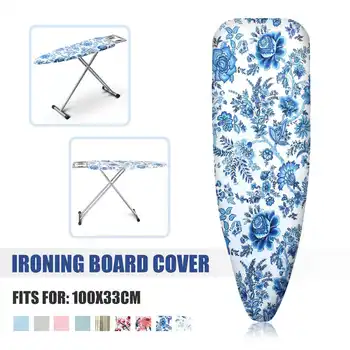 

Portable Cotton Printed Ironing Board Cover Folding Elasticated Household Ironing Board Cover Mat Heat Non-Slip Ironing Pad
