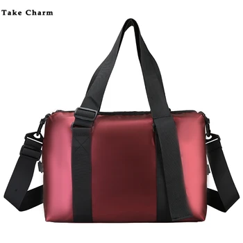 

Leisure Sports Handbag 2020 New Men's Nylon Waterproof Travel Bag Light And Simple Lady Luggage Bags