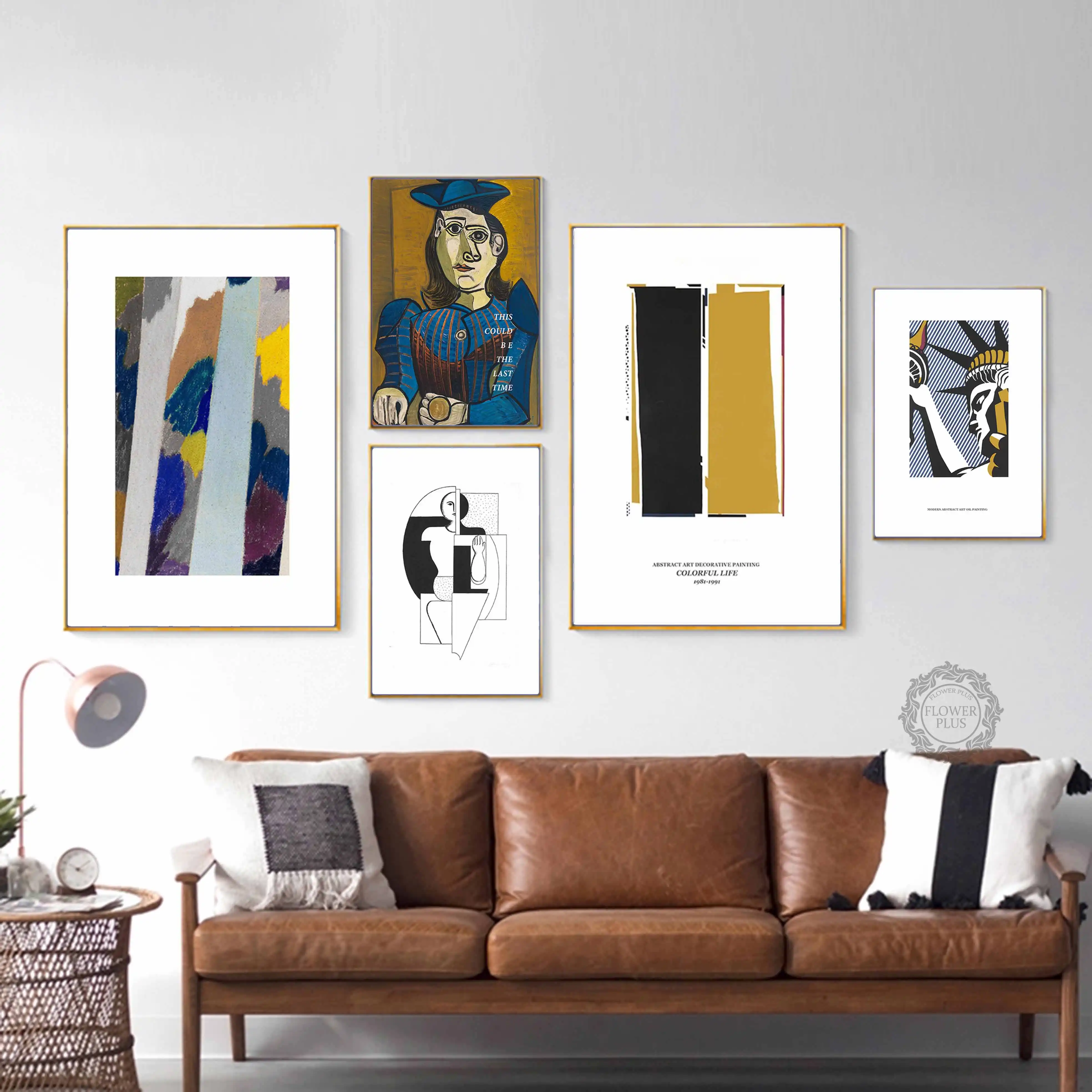 Vintage Vogue Moda Abstracto Picasso Carteles E Impresiones Lienzo