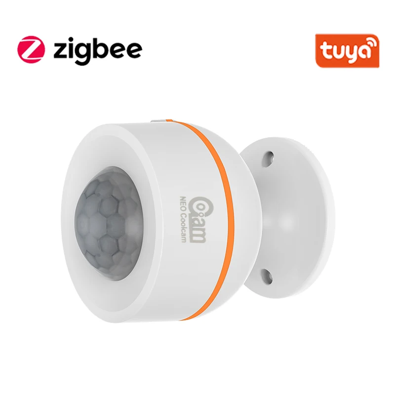 Смарт-датчик движения Tuya Zigbee с датчиком температуры и влажности питание от