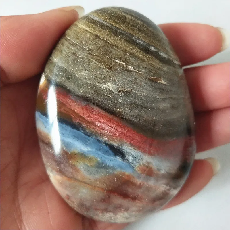 Натуральный камень морская яшма пальмовые целебные кристаллы декоративная коллекция камней и кристаллов - Цвет: A25      125g