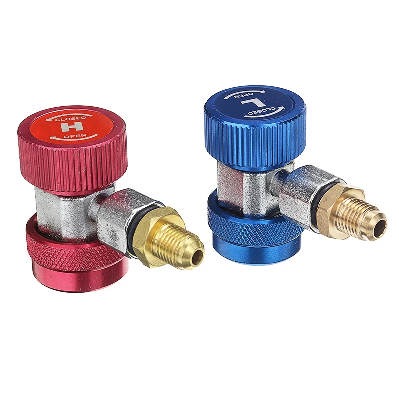 

2 шт., автомобильные быстроразъемные адаптеры R1234yf