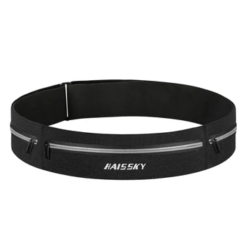 

Haissky Elastic Waistband Running Phon Bag Case for iPhone SE 2020 11 Pro Max Xs Max XR 8 7 6 Three Pocket Waterproof Sport Bag