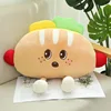 Hot Cute Cartoon Plush Hamburger French Fries Chicken Leg Toy Stuffed Food Popcorn Pizza Pillow Cushion Kids Toys Birthday Gift 4