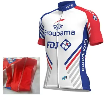

2020 pro team groupama FDJ italia cuff laser cut sleeve cycling jersey summer cycle cloth MTB Ropa Ciclismo Bicycle maillot