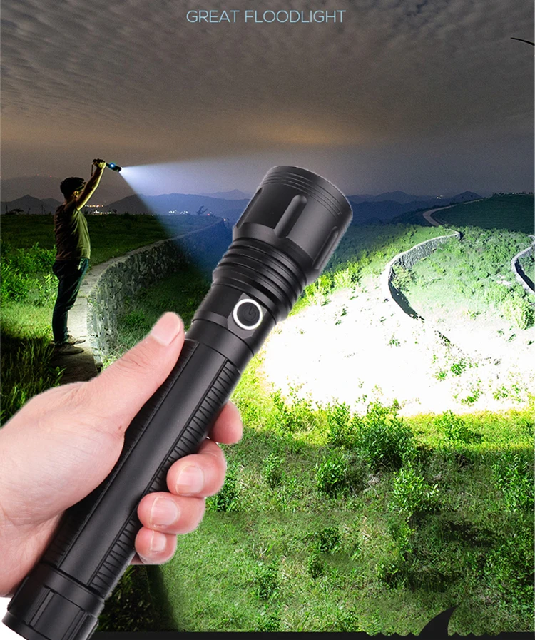 6000 люмен мощный фонарик XLamp xhp70.2 светодиодный фонарь с масштабированием 5 режимов