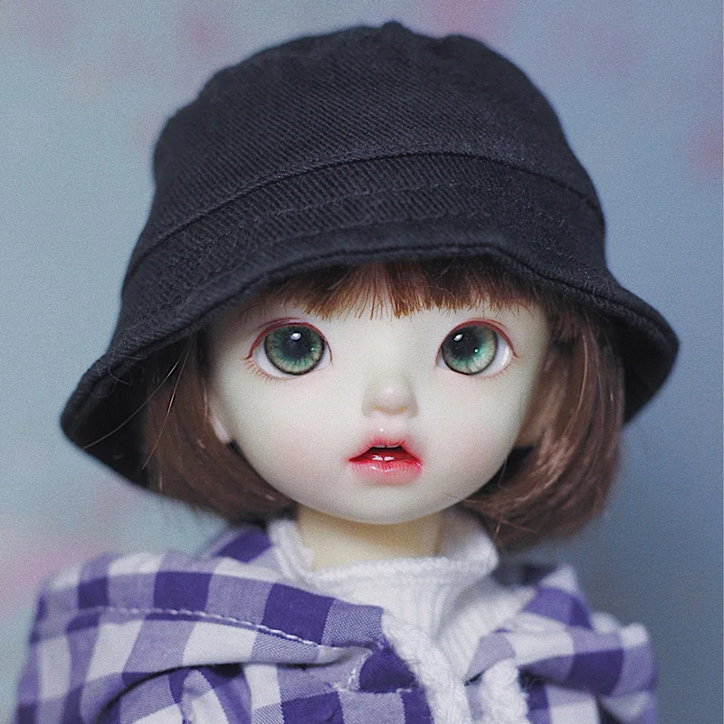 AIIaosify BJD кукла 1/6 Кукла Одежда Аксессуары Реквизит рыбак шляпа Джокер каждый день - Цвет: Зеленый
