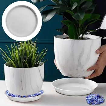 

Bevel Edge Wear-resistant Non-permeable Round Flower Pot Tray Planting Tool