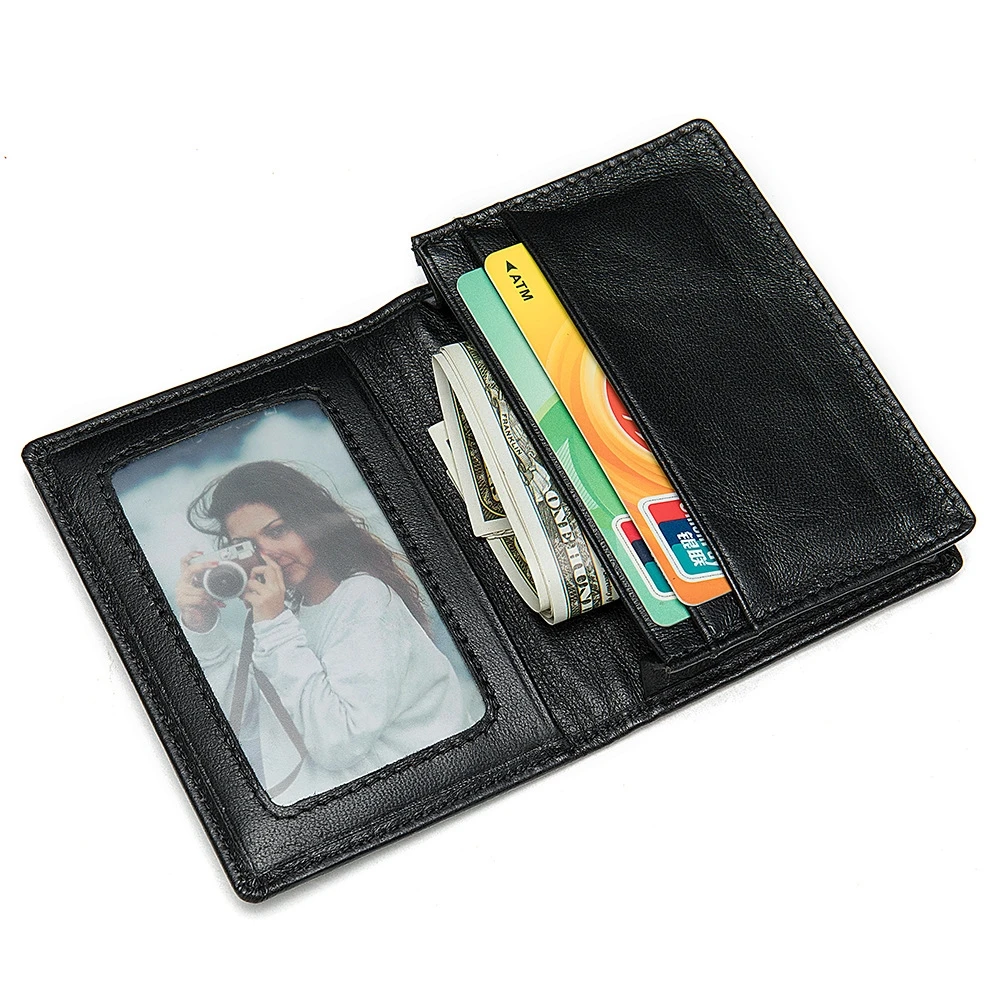 Кожаный мужской кошелек Rfid винтажный кожаный Многофункциональный короткий из