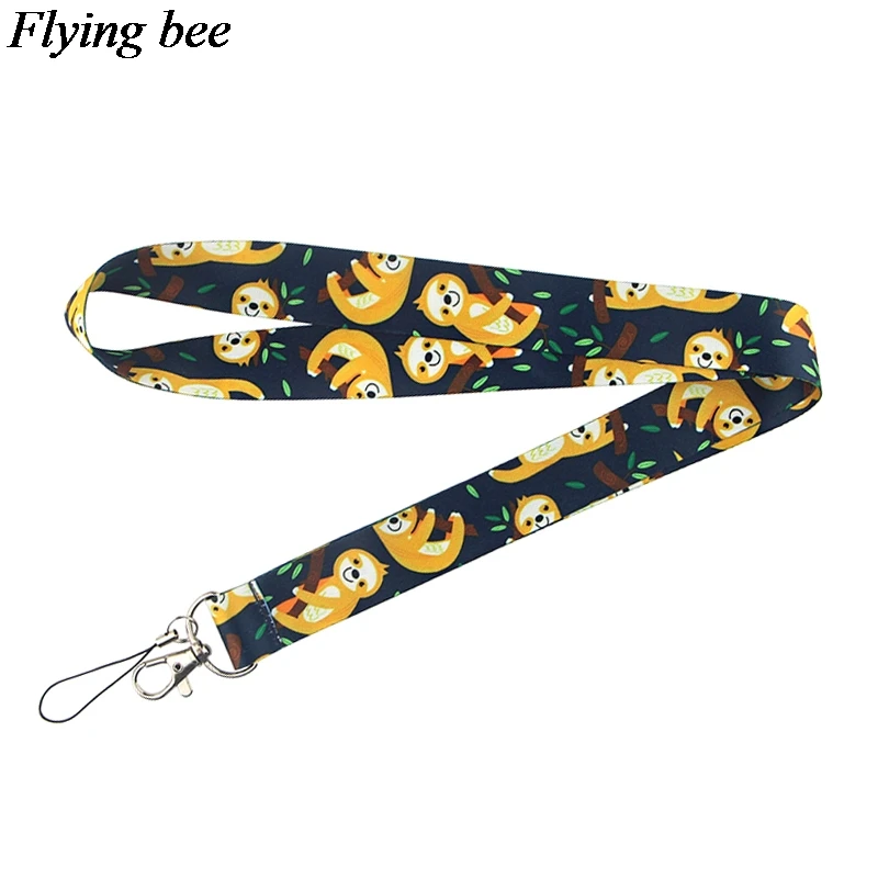 Брелок Flyingbee милый мультяшный ремешок для телефона модные женские ремешки на шею