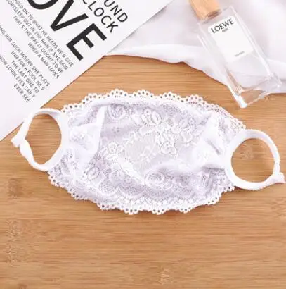 Men Women\'s thin sunscreen vintage lace masks lady\'s dust protection riding cotton mouth-muffle R198