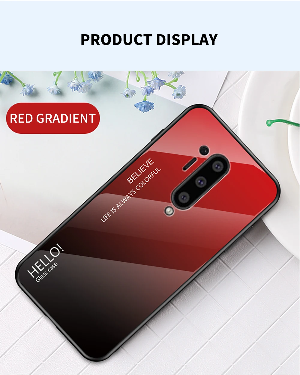 XUANYAO Cover For OnePlus 8 Case Silicone Frame Cover For OnePlus 8 Pro Case Colorful Tempered Glass Hard Back Cover One Plus 8 (13)