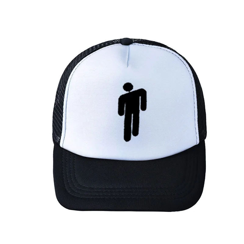 Billie Eilish летние шляпы хип-хоп певица Регулируемая сетчатая кепка Повседневная Кепка-бейсболка для досуга козырек Новинка Высокое качество унисекс Кепка