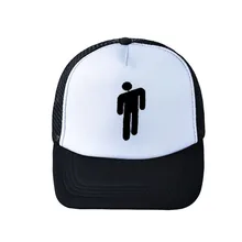 Billie Eilish летние шляпы хип-хоп певица Регулируемая сетчатая кепка Повседневная Кепка-бейсболка для досуга козырек Новинка Высокое качество унисекс Кепка