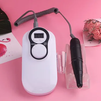 

Portable Rechargeable Nail Drill Machine 30W 30000RPM Manicure Machine Electric Nail File Nail Art Tools Set for Nail Drill bits