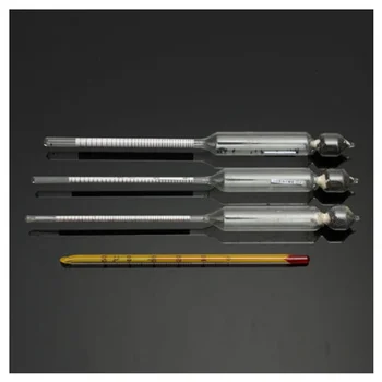 

3pcs Hydrometer Alcoholmeter Set 0 to 100% Alcohol Meter Test + Thermometer