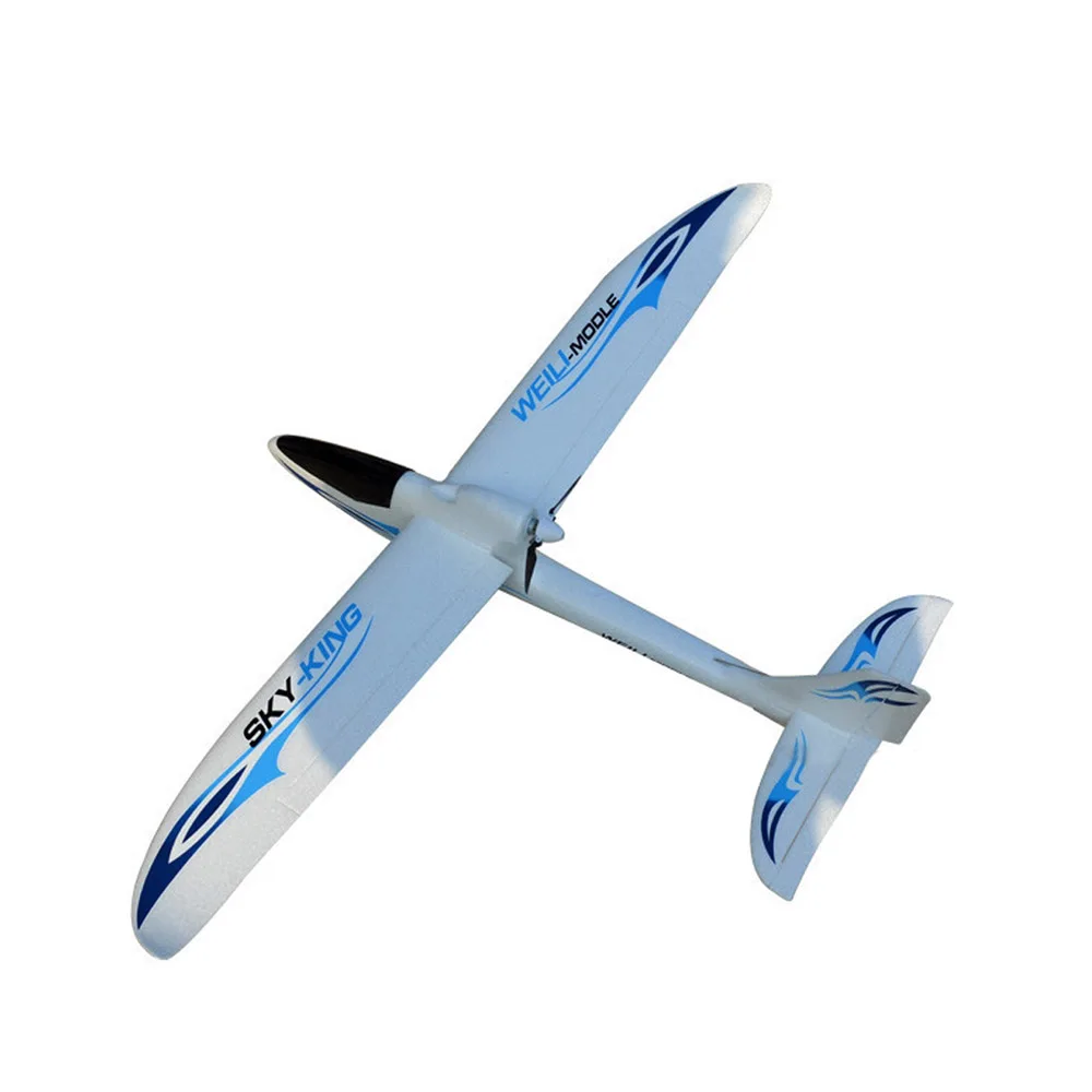 WLtoys F959S Sky King 2,4G 750mm размах крыльев приводимого в движение с помощью электропривода RC планер самолет RTF режим 2 с 6-осевым гироскопом
