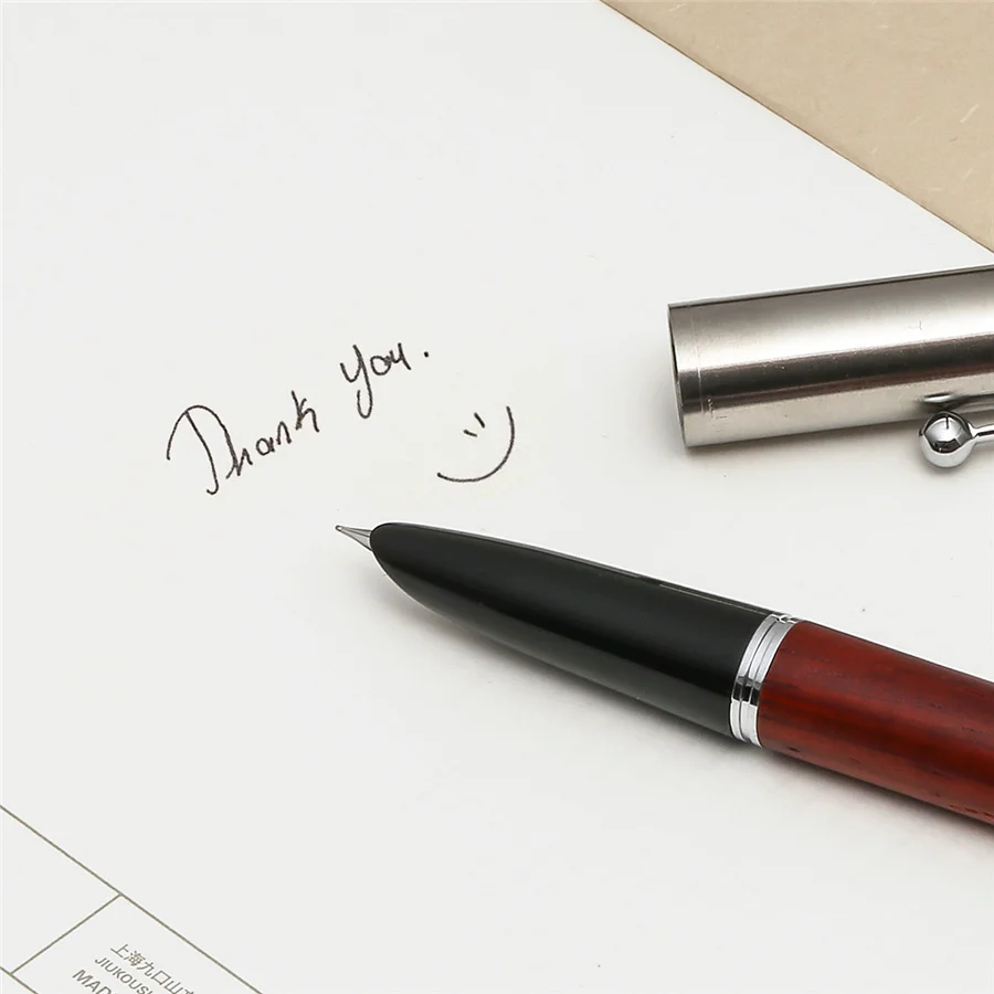 Remastered Classic Wood Fountain Pen 0.38mm Extra Fine Nib Calligraphy Pens Jinhao 51A Stationery Office School Supplies A6994 6