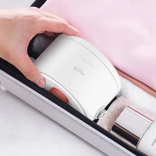 Deerma 휴대용 전기 주전자, 접이식 전기 보일러, 여행 전기 주전자, 온수 저장 가방 포함, 0.6L 5