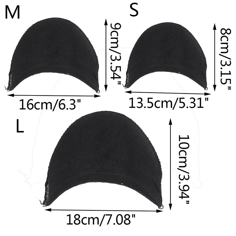 Women Men Inserts Soft Padded Shoulder Pad Encryption Foam Shoulder Pads Blazer T-shirt Clothes Sewing Accessories 3Pairs shoulder pads