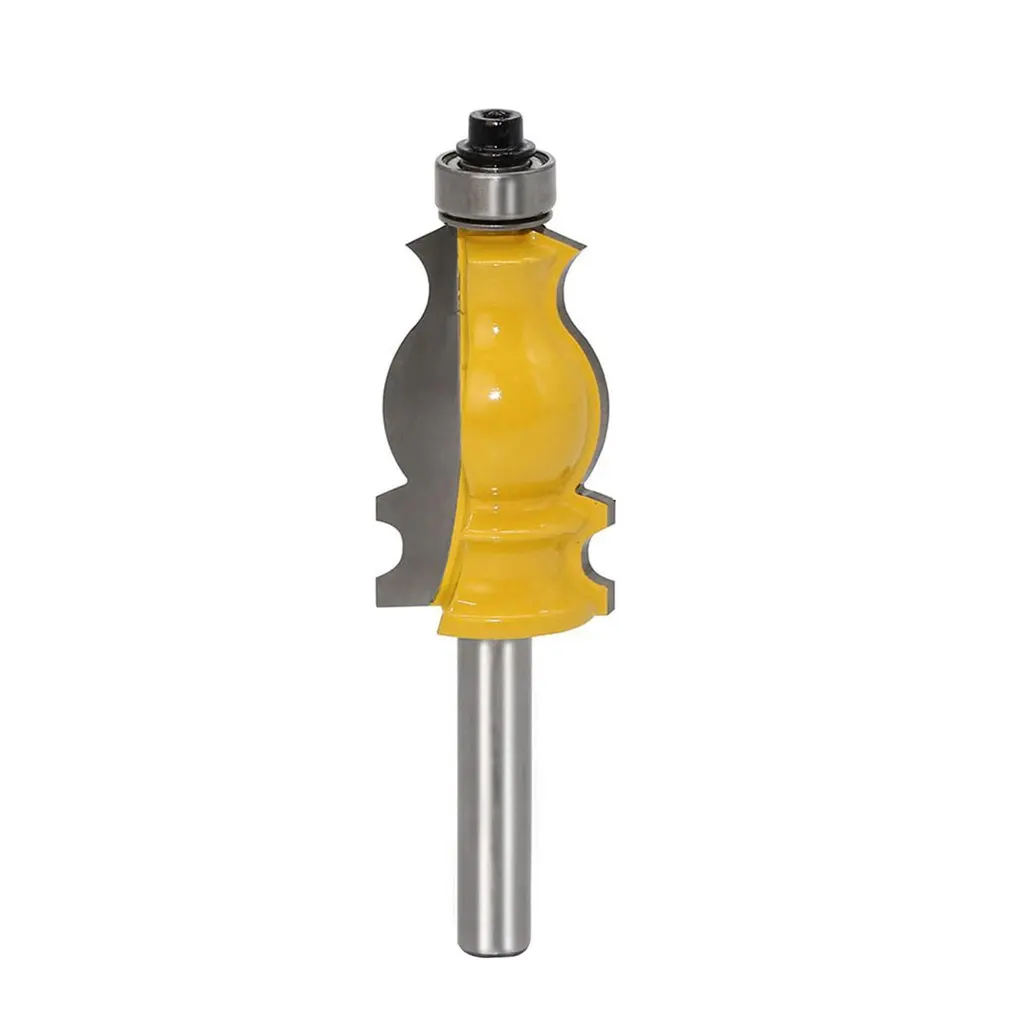 

8MM Shank Architectural Cemented Carbide Molding Router Bit Woodworking Cutter Power Tools Trimming Wood Milling Cutter