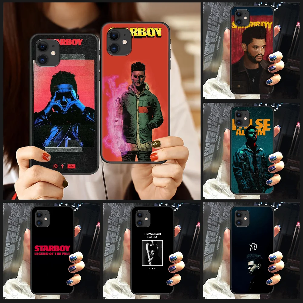 Чехол Weeknd для телефона Звездный певец iphone 5 5s se 2 6 6s 7 8 12 mini plus X XS XR 11 PRO MAX черный |