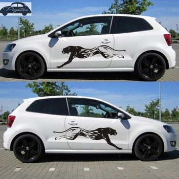 

Jaguar Decal Vinyl Car Door Leopardo Sticker Posters Wall Decals Parede Decor Mural Wild Animal