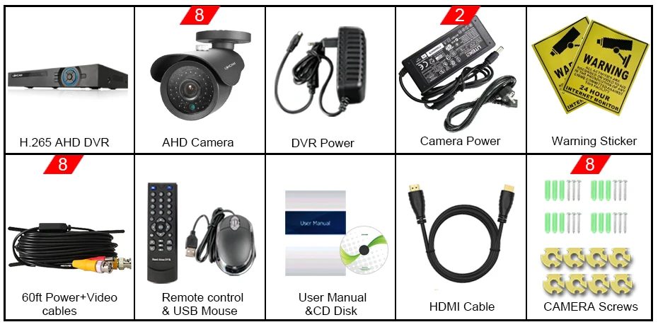 包装-DVR-8CH-室外-8-黑36灯