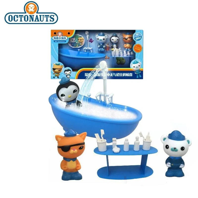 Original Octonauts Classic Toys water set bath set toy children's educational Toy for children birthday gift