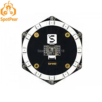 

Maix r6+1 Microphone Array 6+1 digital microphones and 12 rgb leds compatible with Maixduino AI maix aiot series
