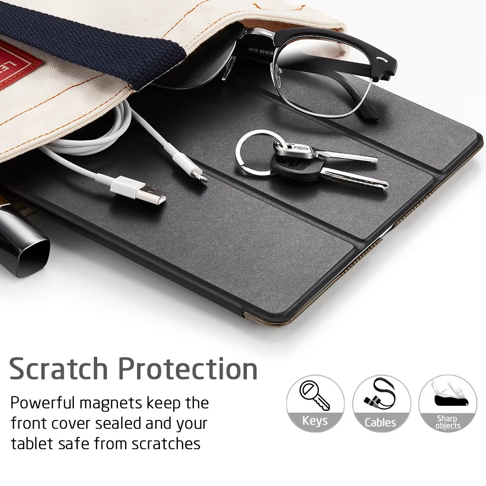 Juste de protection en cuir pour tablette, étui pour iPad Mini 2, 3, 4, 5, 6, Smart Folio, A1538, Mini5, A2124, Mini6, A2568