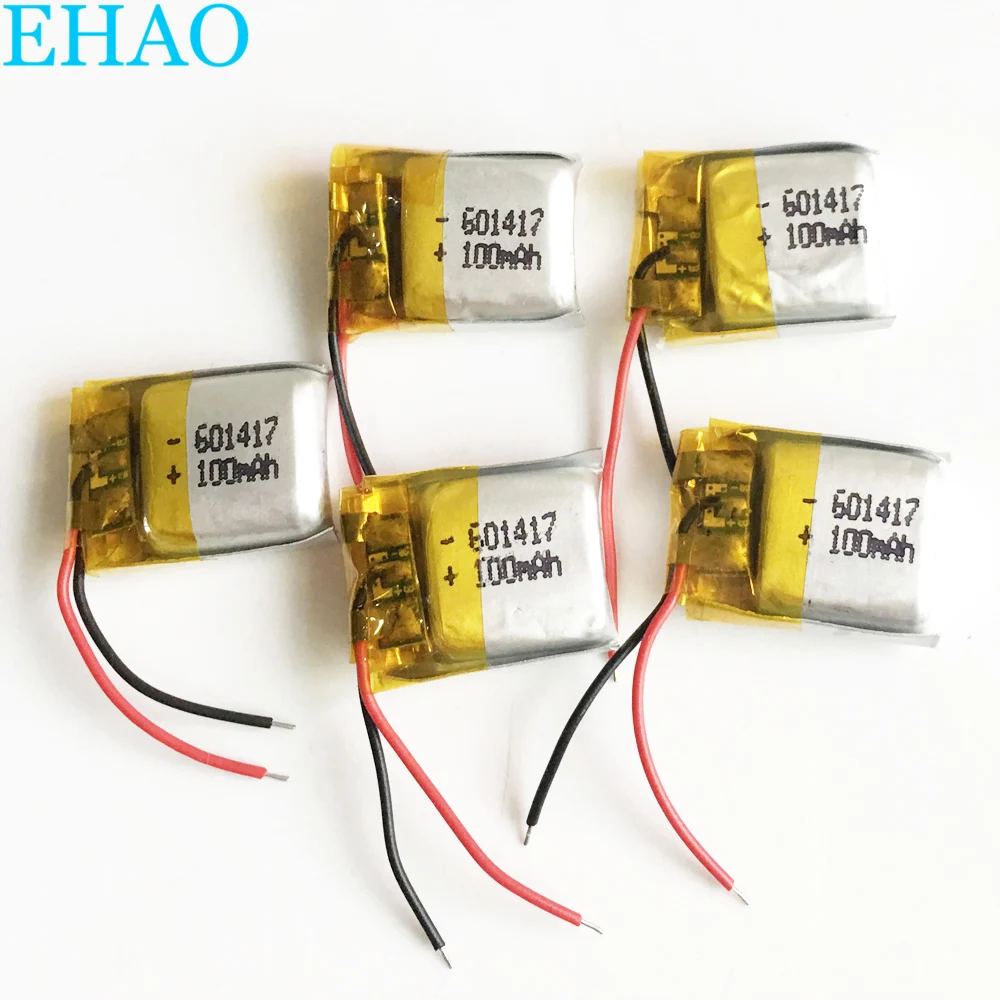 5 шт. литий полимерные перезаряжаемые аккумуляторы 3 7 в 100 мАч|rechargeable battery|lithium