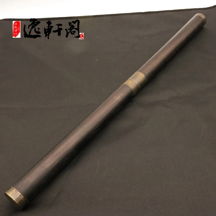 Старинное черное оружие сандалового дерева nunchaku, реквизит для фильма, коллекция|Статуи и скульптуры|   | АлиЭкспресс