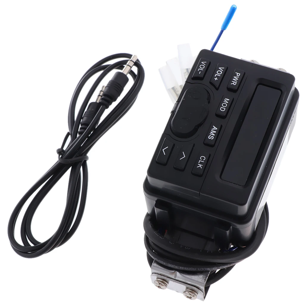Motorcycle Bluetooth Amplifier Sound System Hand-free Speakers FM Rudio