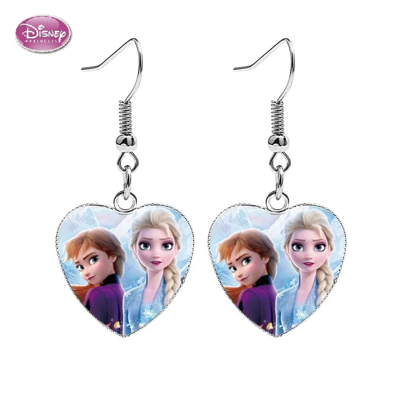 DisneyFrozen2EarringsChildrensCartoonElsaPrincessAnnaTimeGem
