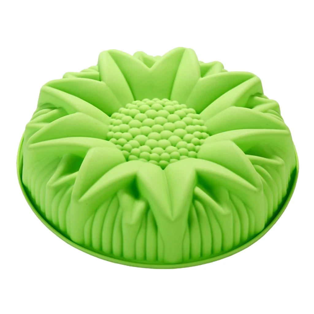 Sunflower Silicone Big Cake Pan Bread Chocolate Pizza Baking Tray Mold
