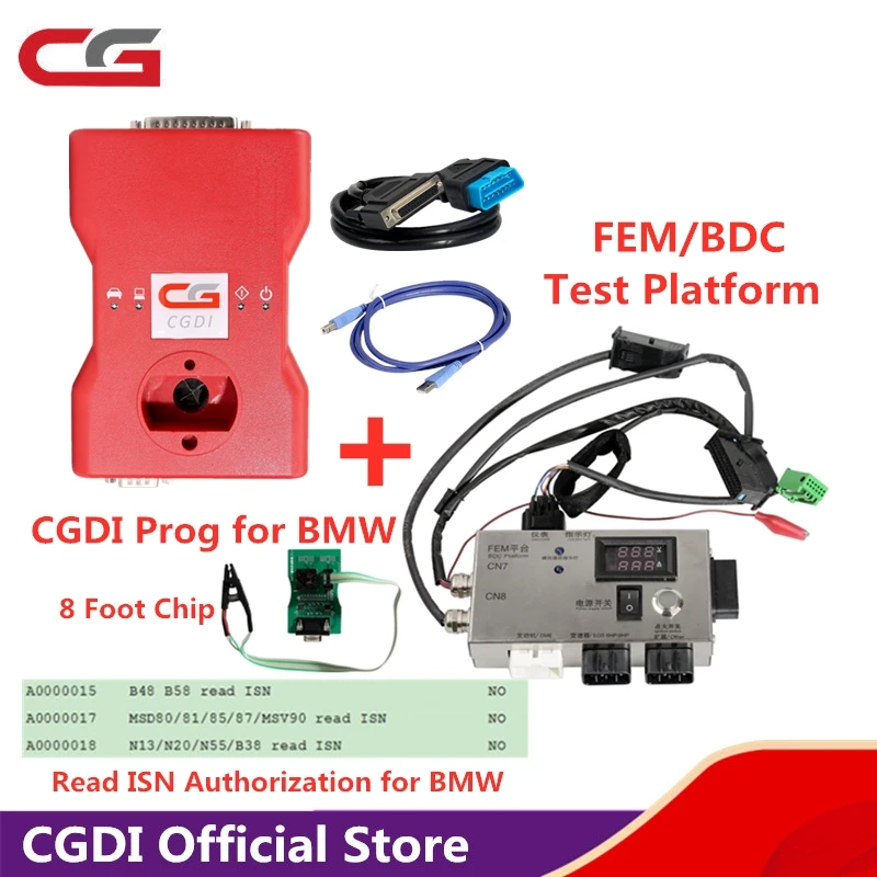 Оригинальный программатор для автомобильных ключей CGDI Prog BMW MSV80 с 16