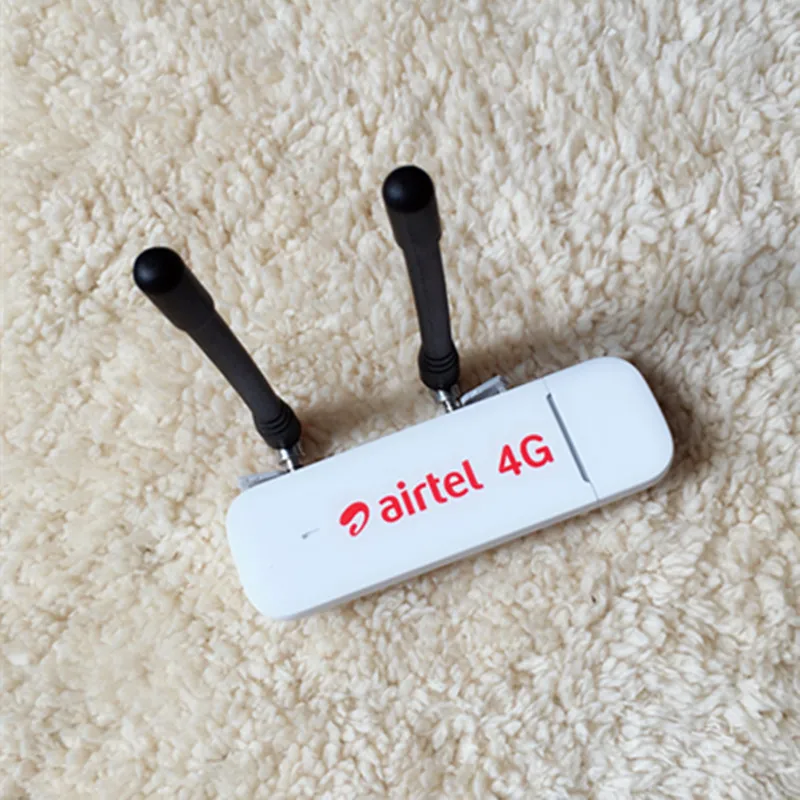 Comprar Desbloqueado Huawei E3372 E3372h 607 + antena Dual 4G LTE 150Mbps módem USB Dongle USB compatible con todas las bandas con antena CRC9