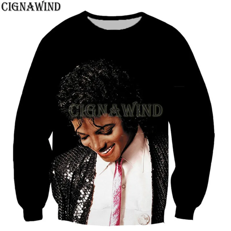 New cool hoodie men/women singer Michael Jackson 3D print hoodies sweatshirts casual Harajuku style streetwear tops