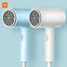 Новейший Xiaomi мягкий сухой фен для волос с отрицательными ионами, молодежная версия, быстрый и сухой маленький портативный фен 1800 Вт, профессиональный фен для волос