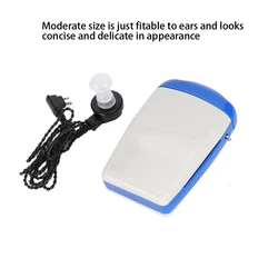 Wireless Ear Hearing Aid Mini Sound Assistance Voice Amplifier Hear Adjustable Suitable For Severe Hearing Loss People Care Tool