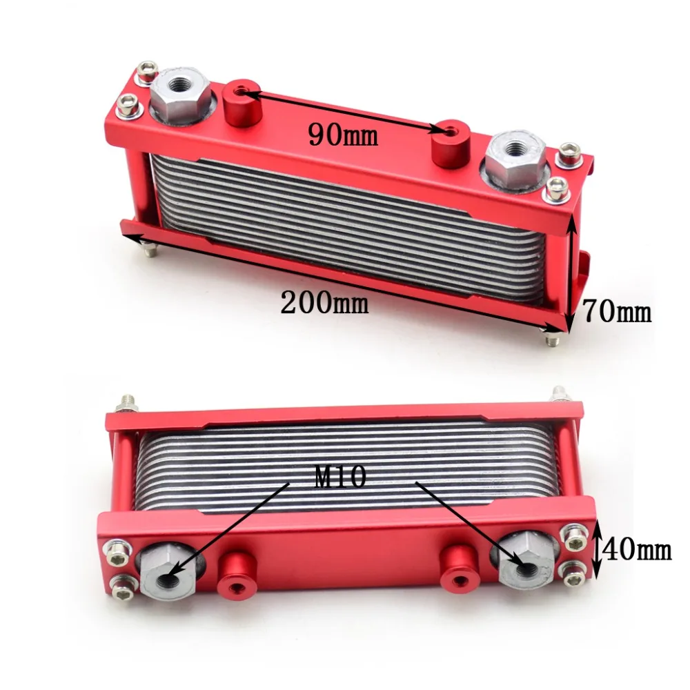 Радиатор охлаждения моторного масла для Honda monkey bike 50cc 90cc 110cc 140cc 150cc китайский Lifan KAYO питбайк Dirt Pit Bike